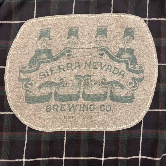 Sierra Nevada One-of-a-Kind MadAndie Custom Weatherproof Unisex Flannel - L - Picture 3 of 5
